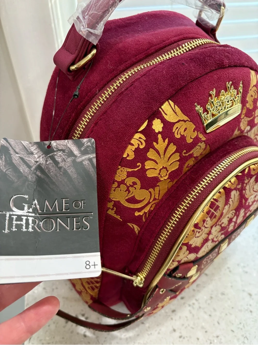 NWT Loungefly Game Of Thrones Joffrey Cosplay Mini Backpack